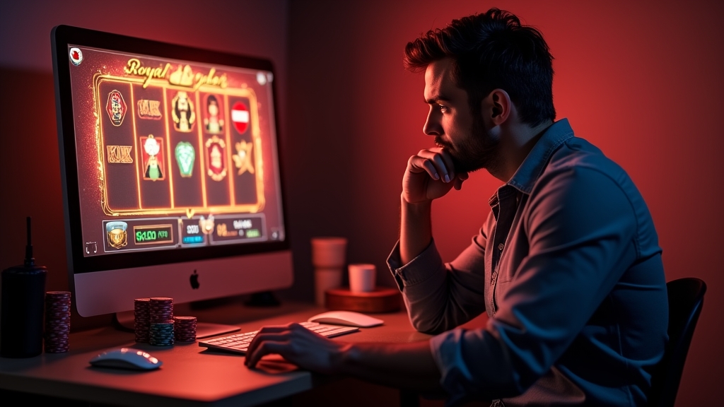 Player reviewing Royal Joker free play before depositing